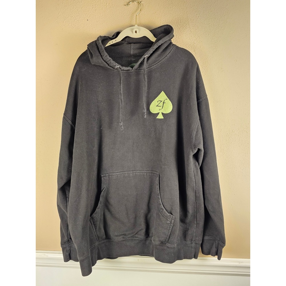 Wash With Souls Mens Black Hate Keeps Me Warm Hoodie‎ XL